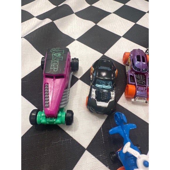 Vintage Toy Car Lot, Hot Wheels Style Cars, Helicopter, Racing Theme - Picture 5 of 5